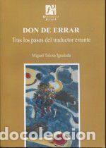 Libros: Don de errar - Tolosa Igualada, Miguel