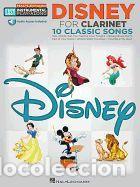 Libros: Disney: Clarinet Easy Instrumental Play-Along Book with Online Audio Tracks - Hal Leonard