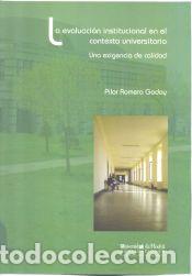 Libros: LA EVALUACION INSTITUCIONAL EN EL CONTEX - ROMERO GODOY, M&brvbar; PILAR