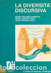Libros: La diversitat discursiva - Agost Can&oacute;s, Rosa Mar&iacute;a et. al.
