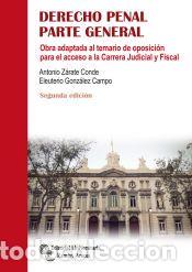 Libros: Derecho Penal. Parte general - Z&aacute;rate Conde, Antonio;Gonz&aacute;lez Campo, Eleuterio