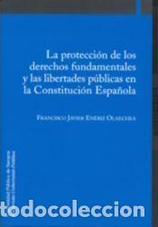 Libros: La protecci&oacute;n de los derechos fundamentales y las libertades p&uacute;blicas en la Constituci&oacute;n Espa&ntilde;ola -