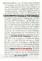 Libros: Lexicograf&iacute;a galega e portuguesa - S&aacute;nchez Palomino, M&ordf; Dolores (ed.)