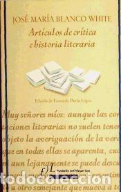Libros: ARTICULOS DE CRITICA E HIS..FUNDACION JO