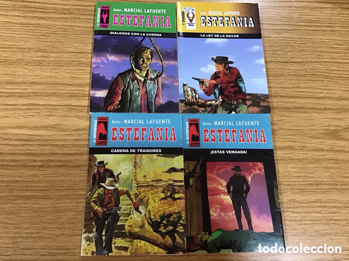 Libros: 4 novelas del oeste. M.L. Estefan&iacute;a