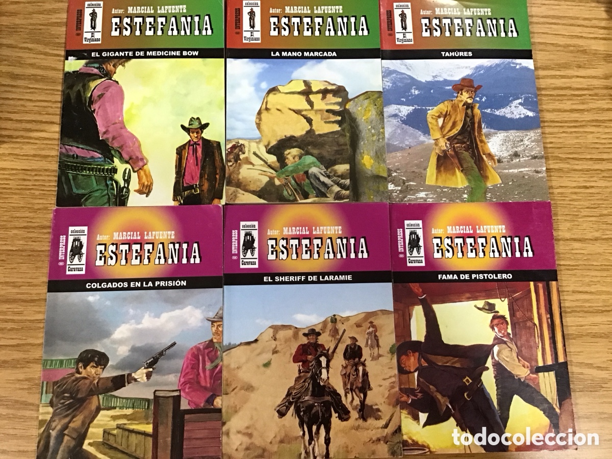 Libros: 6 novelas Oeste. M. L. Estefan&iacute;a