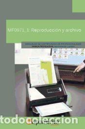 Libros: Reproducci&oacute;n y archivo. Certificados de profesionalidad. Operaciones de grabaci&oacute;n y tratamiento de