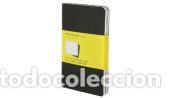 Libros: Moleskine Cahier Pocket Kariert Schwarz DIN A6. 3er Pack - Moleskine