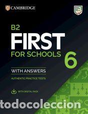 Libros: B2 First for Schools 6 Students Book with Answers with Digital Pack - AA.VV