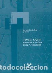 Libros: 17. TIMHS CARIN . Homenaje al profesor Pedro A. Gainzarain - Mar&iacute;a Jos&eacute; Garc&iacute;a Soler