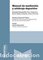 Libros: Manual de mediaci&oacute;n y arbitraje deportivo - Carbonell OBrien, Esteban