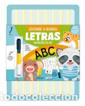 Libros: ESCRIBE Y BORRA - May&uacute;sculas ABC - Ediciones Salda&ntilde;a, S.A. - Foto 1