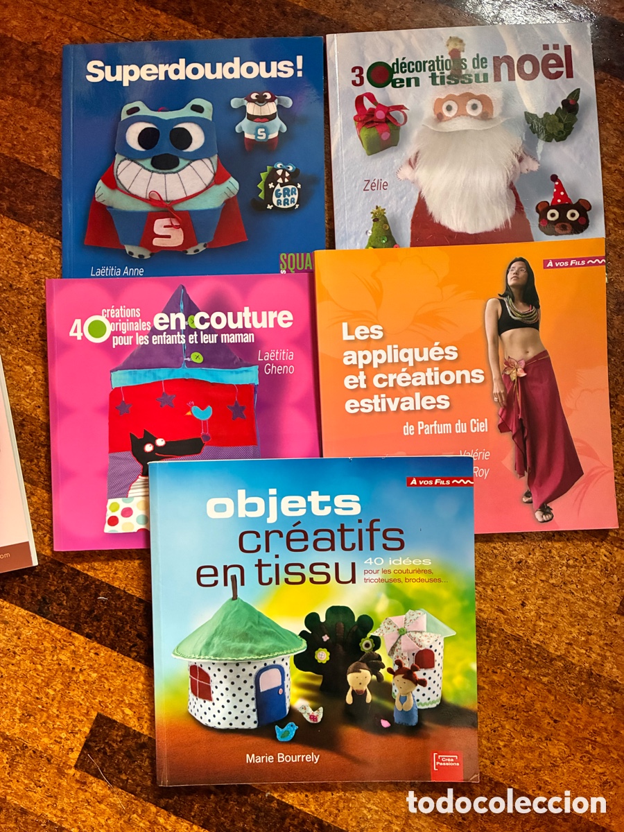 Libros: Cinco libros franceses de costura creativa