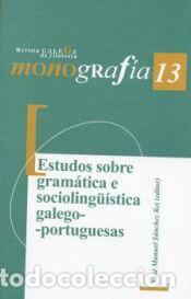 Libros: Estudos sobre gram&aacute;tica e socioling&uuml;&iacute;stica galego-portuguesa