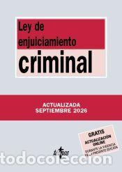 Libros: Ley de Enjuiciamiento Criminal - Editorial Tecnos
