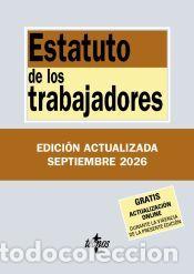 Libros: Estatuto de los Trabajadores - Editorial Tecnos