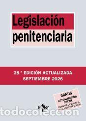 Libros: Legislaci&oacute;n penitenciaria - Editorial Tecnos
