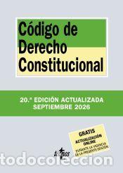 Libros: C&oacute;digo de Derecho Constitucional - Editorial Tecnos