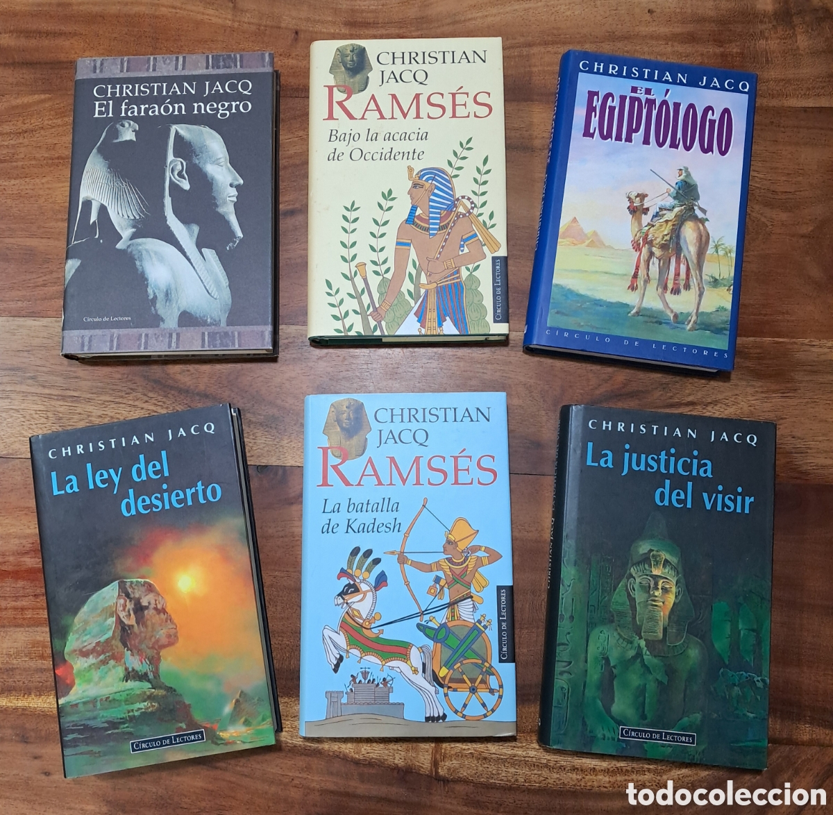 Libros: Pack de 12 novelas del autor Christian Jacq - Foto 3