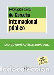 Libros: Legislaci&oacute;n b&aacute;sica de Derecho Internacional p&uacute;blico - Editorial Tecnos