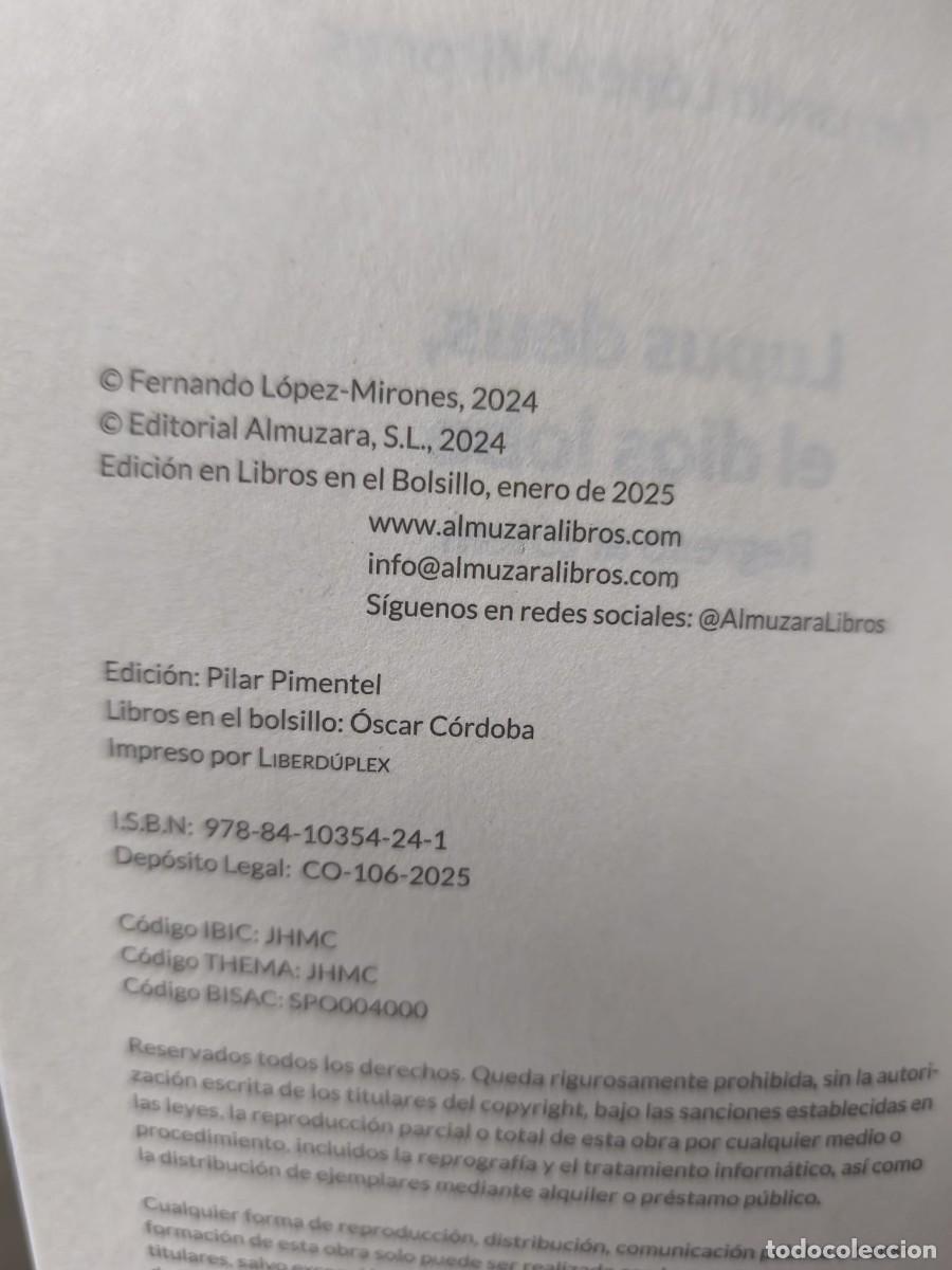 Libros: Lupus deus, el dios Lobo - L&oacute;pez Mirones, Fernando - Foto 2