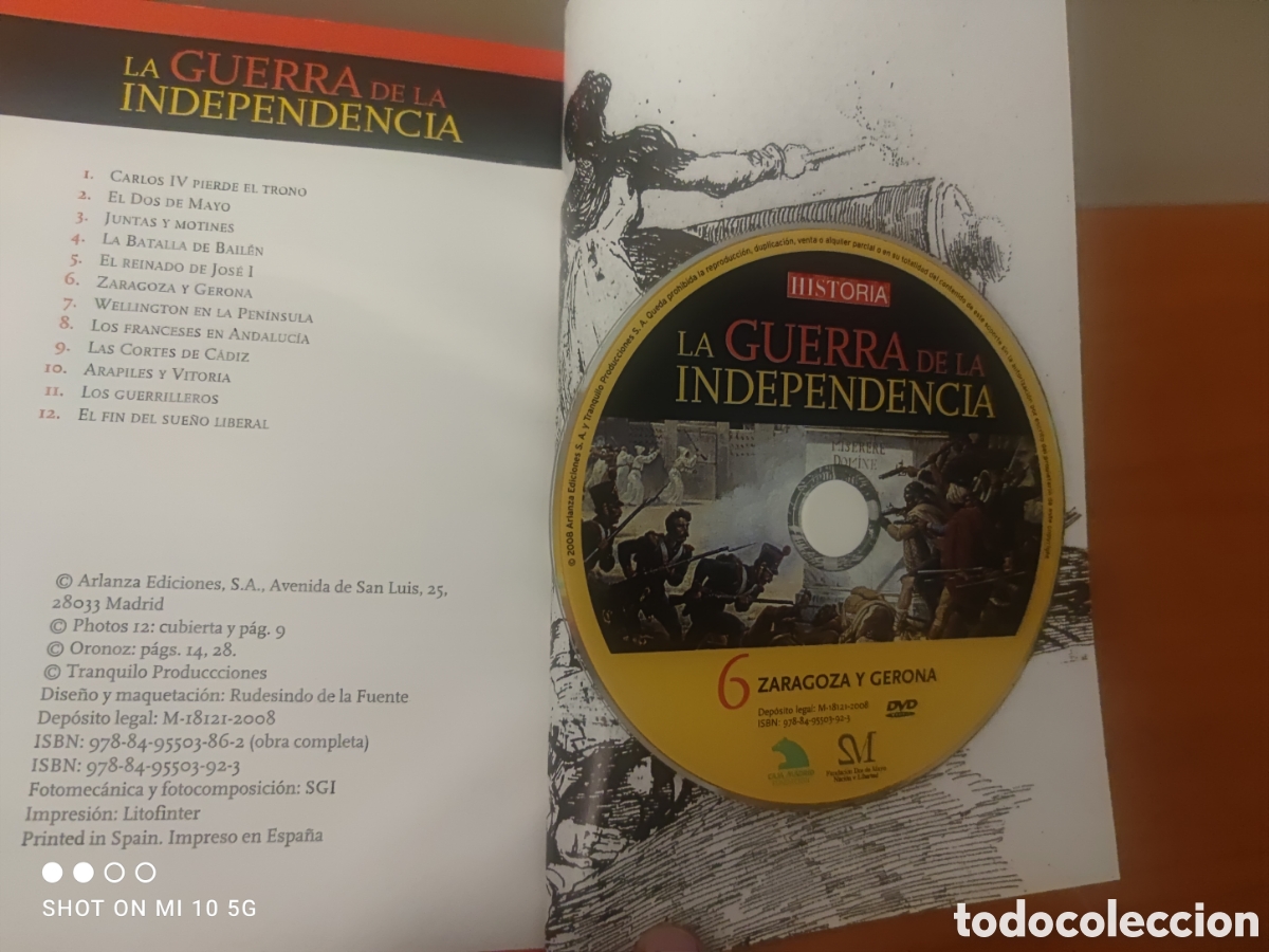 Libros: Lote de 6 Libros+DVD,La Guerra de la Independencia - Foto 6
