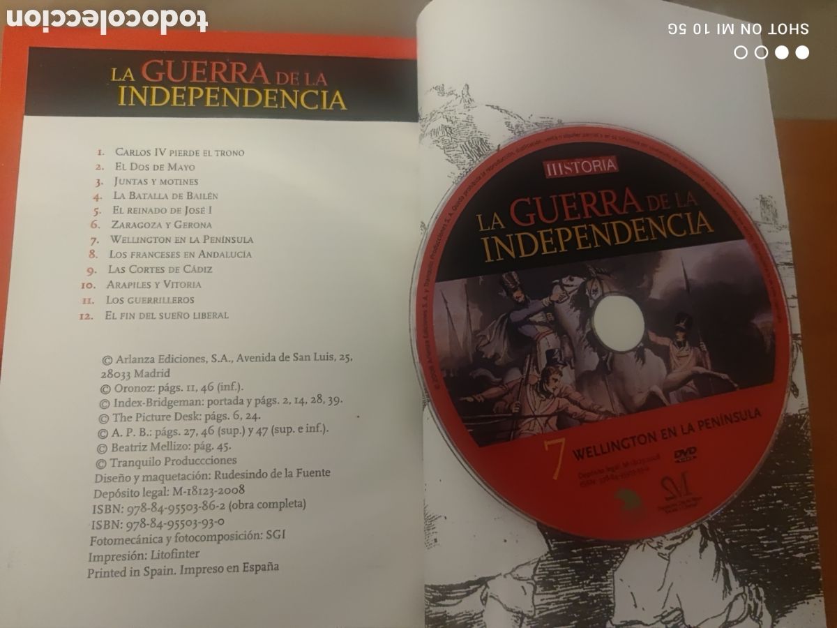 Libros: Lote de 6 Libros+DVD,La Guerra de la Independencia - Foto 7