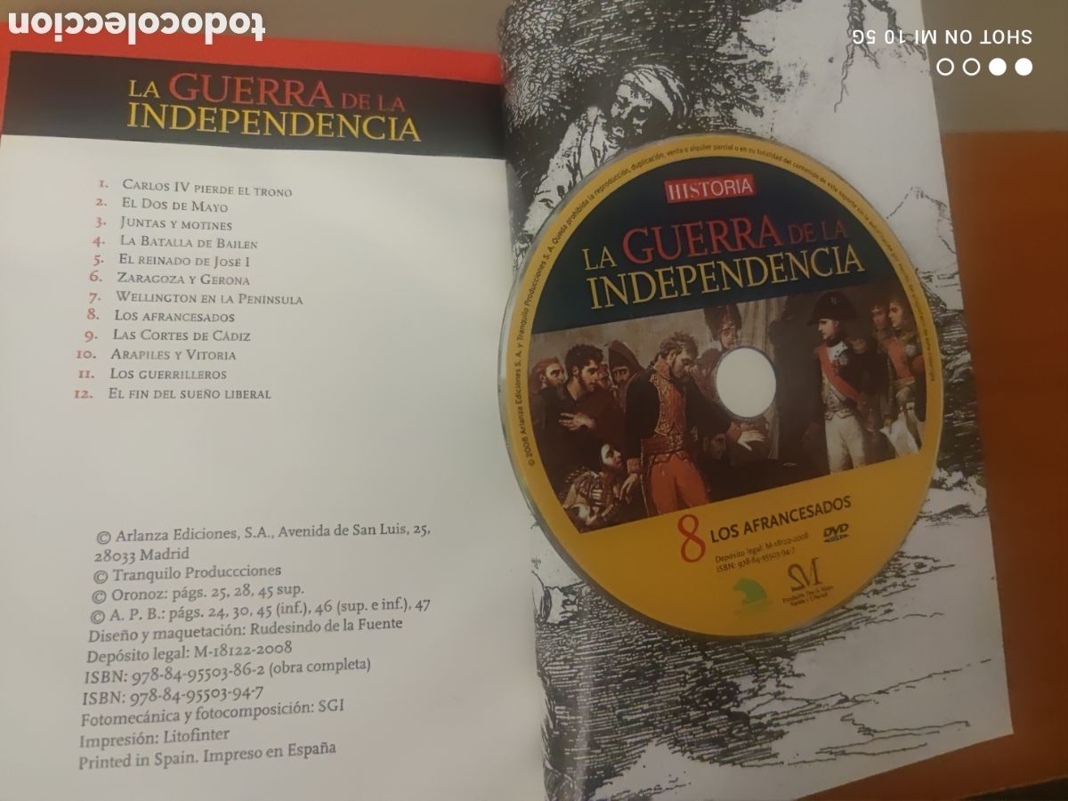 Libros: Lote de 6 Libros+DVD,La Guerra de la Independencia - Foto 8