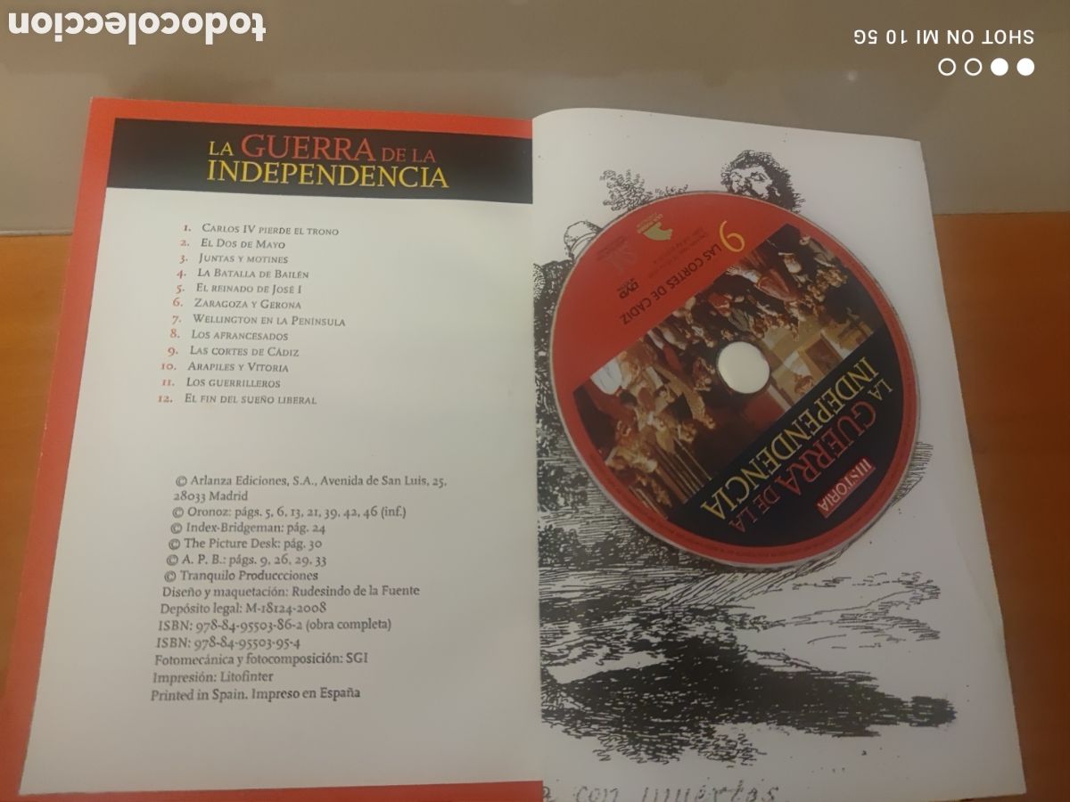 Libros: Lote de 6 Libros+DVD,La Guerra de la Independencia - Foto 9