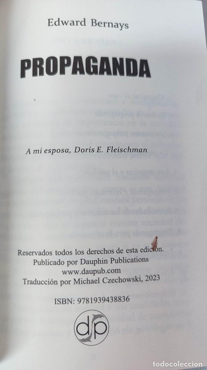 Libros: Propaganda - Spanish Edition - Edicion Espa&ntilde;ol - Edward Bernays - Foto 3