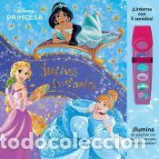 Libros: DISNEY PRINCESA: JASM&Iacute;N, MOANA, RAPUNZEL Y MAS! SUE&Ntilde;OS BRILLANTES - LIBRO INTERACTIVO Y LINTERNA