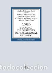 Libros: Manual de Derecho Internacional privado - Ybarra Bores, Alfonso; Rodr&iacute;guez V&aacute;zquez, M&ordf; &Aacute;ngeles;