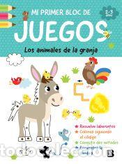 Libros: MI PRIMER BLOC DE JUEGOS- ANIMALES DE LA GRANJA - BALLON