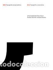 Libros: EHU tipografia korporatiboa = EHU tipograf&iacute;a corporativa - Eduardo Herrera Fern&aacute;ndez