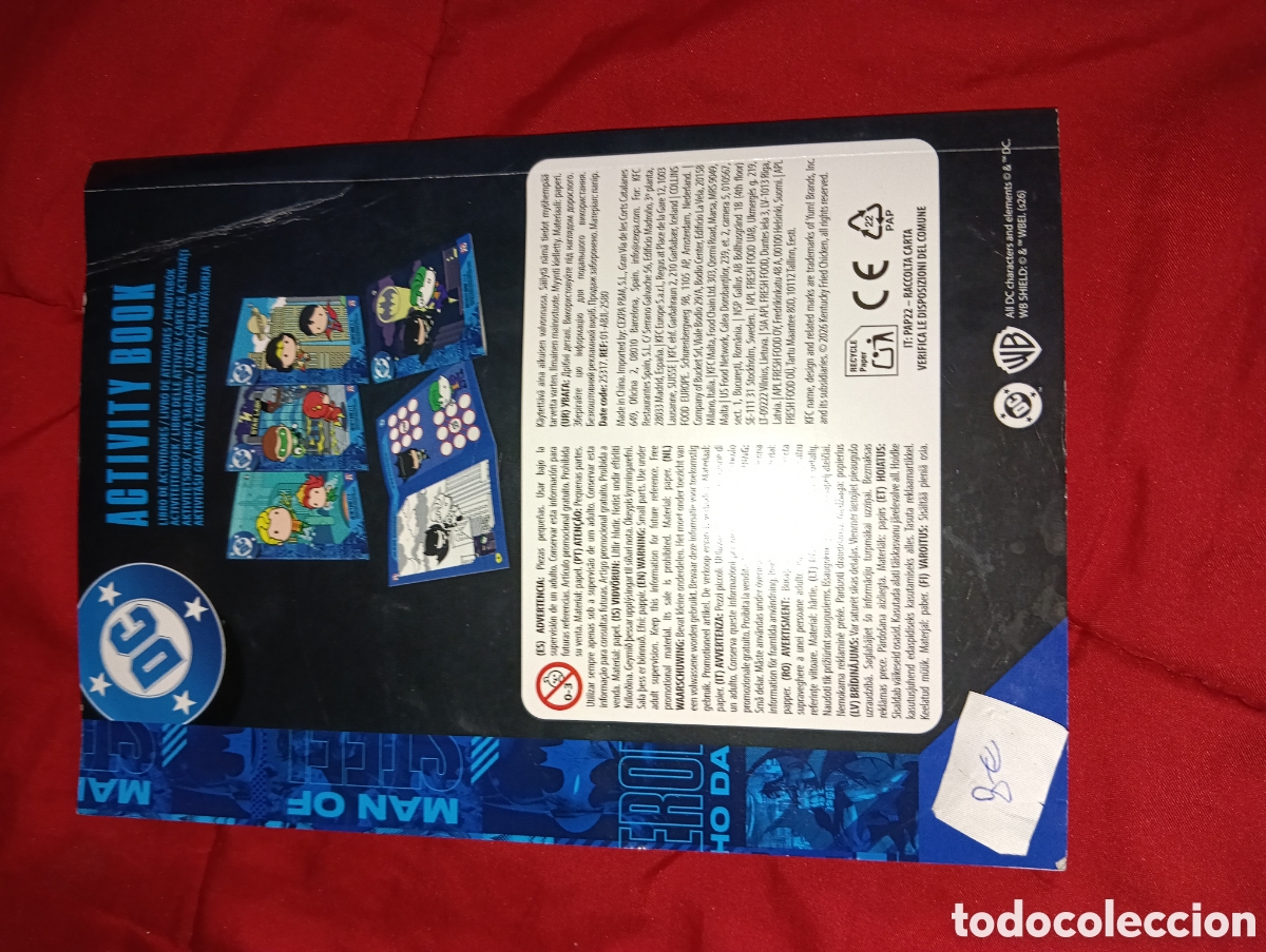 Libros: Libro de actividades de DC y Warner bros - Foto 2