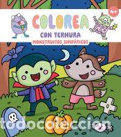 Libros: COLOREA CON TERNURA -MONSTRUITOS SIMP&Aacute;TICOS - BALLON