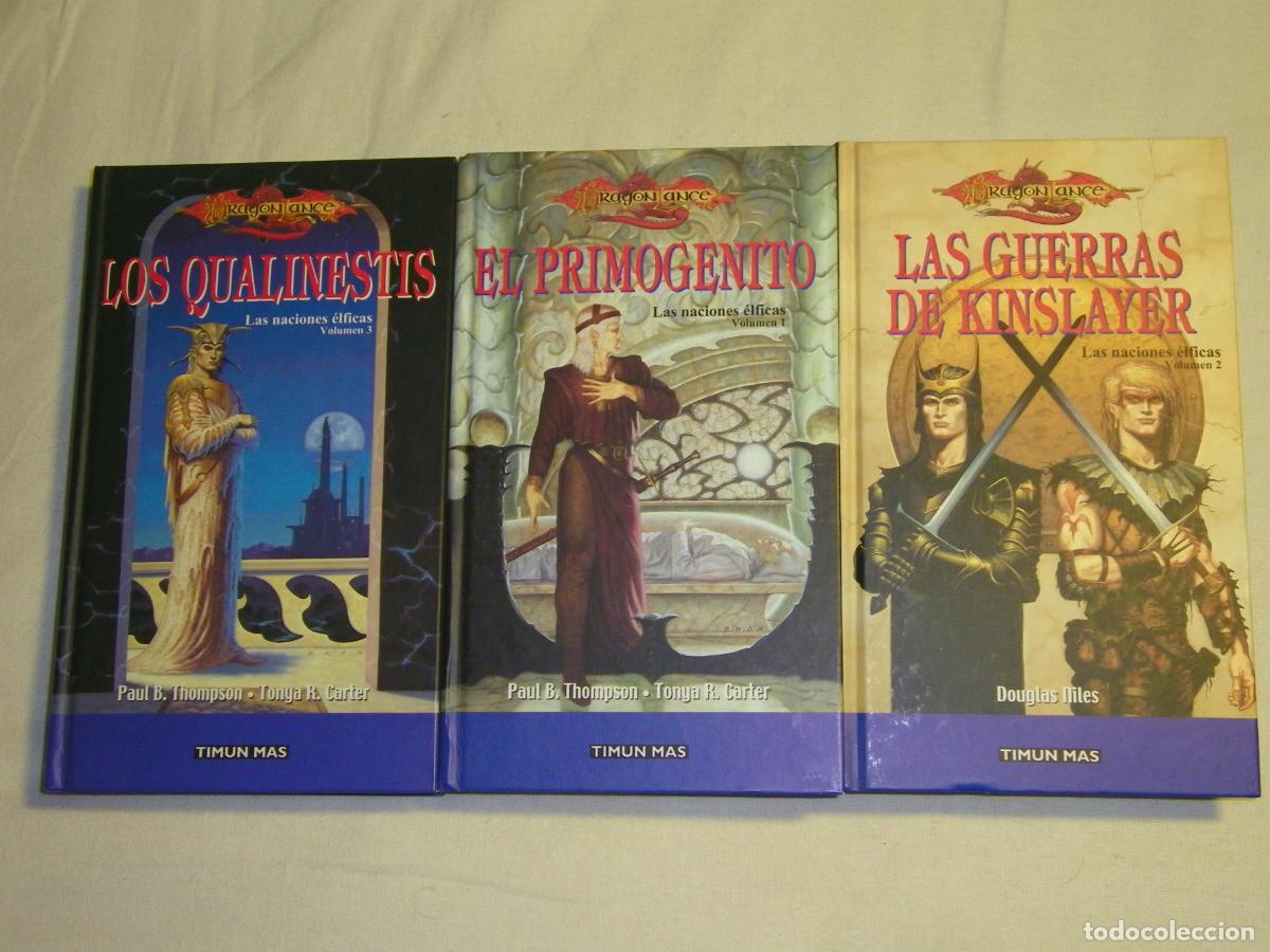 Libros: DRAGONLANCE LAS NACIONES ELFICAS - 3 LIBROS - TAPA DURA