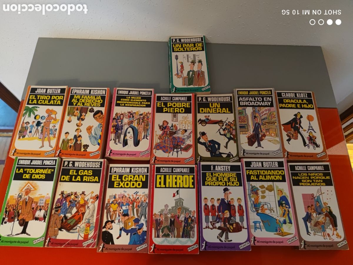 Libros: Lote 15 libros humor-Coleccion &rdquo;Al Monigote de Papel (Plaza & Janes)