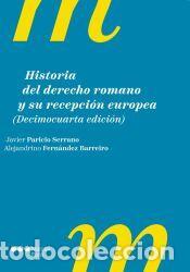 Libros: Historia del derecho romano y su recepci&oacute;n europea - Fern&aacute;ndez Barreiro, Alejandrino ; Paricio