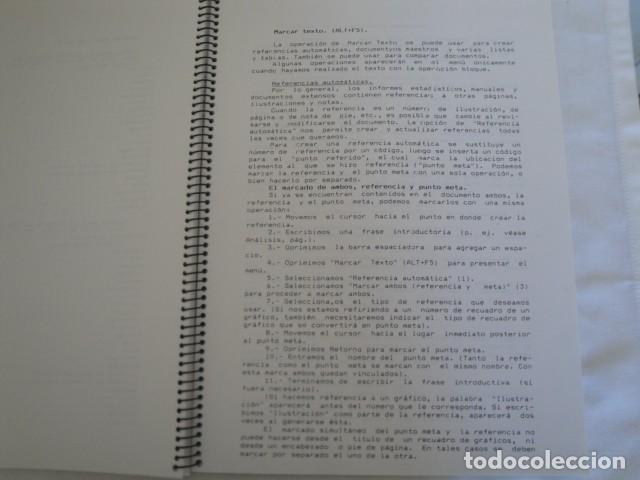Libros: WordPerfect 5.0 Para IBM PC. Tratamiento de Textos. Año 1989. - Foto 6 - 159758742