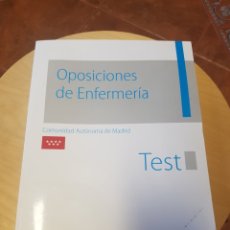 Libros: OPOSICIONES ENFERMERÍA TEST COMUNIDAD DE MADRID 274 PÁGINAS. Lote 283964813