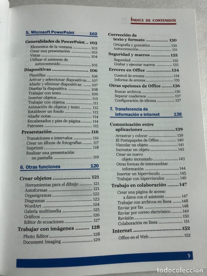 Libros: LIBRO DE INFORM&Aacute;TICA GU&Iacute;A VISUAL OFFICE XP VERSI&Oacute;N 2002 - Foto 6