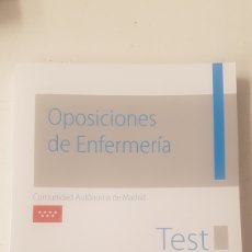 Libros: TEST OPOSICIONES DE ENFERMERÍA MADRID GRUPO CTO 2014. Lote 331228973
