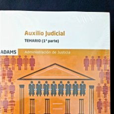 Libros: TEMARIO AUXILIO JUDICIAL ADAMS. Lote 350661884