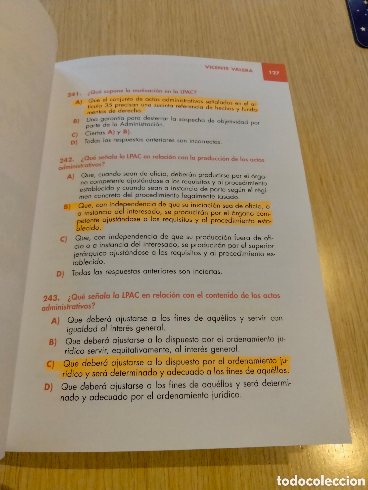 Libros: Libro &rdquo;1040 preguntas tipo test LPAC&rdquo; - Foto 4