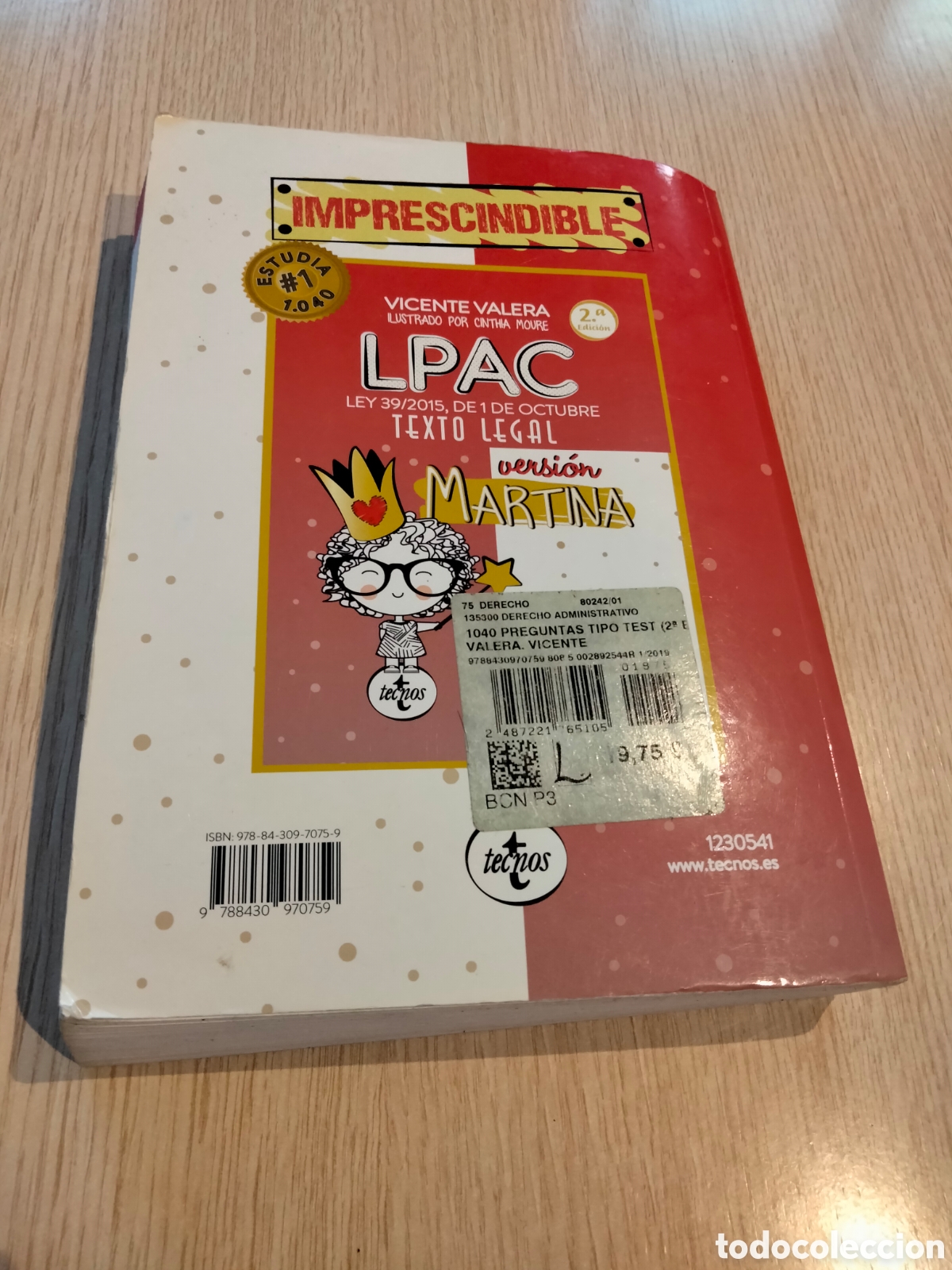 Libros: Libro &rdquo;1040 preguntas tipo test LPAC&rdquo; - Foto 5