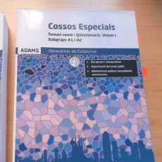 Libros: ADAMS COSSOS ESPECIALS VOLUM I I II SUBGRUPS A1 I A2