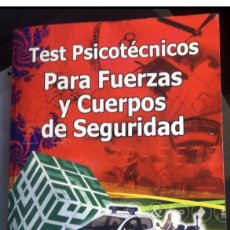 Libros: LIBRO TEST PSICOTECNICOS PARA FUERZAS Y CUERPOS DE SEGURIDAD. Lote 386715984