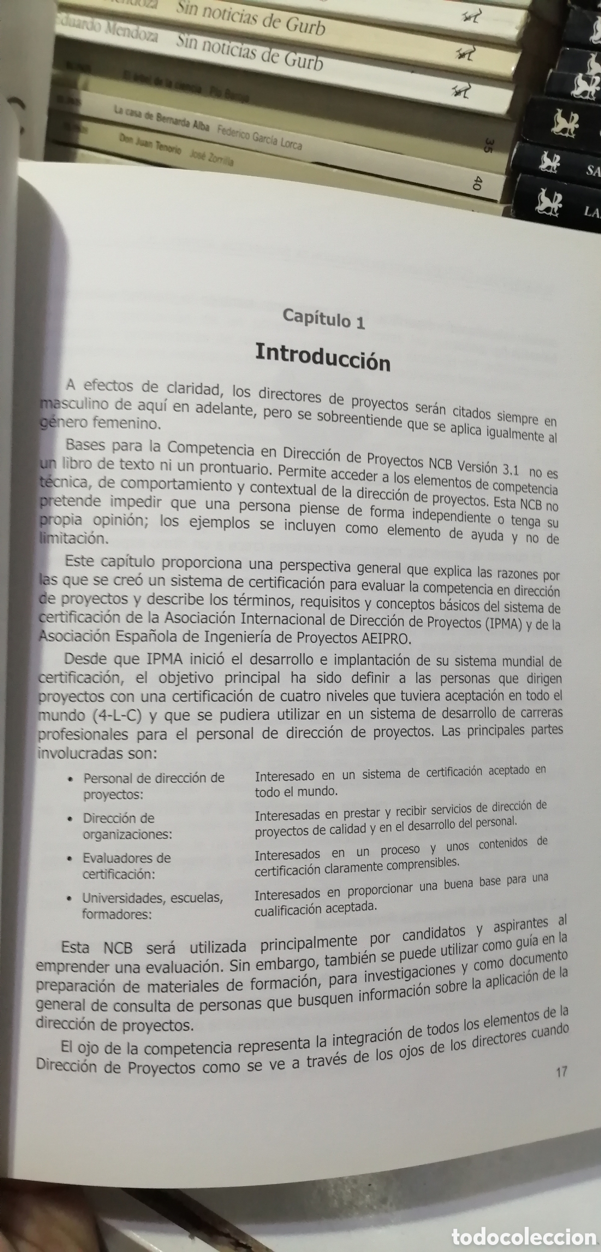Libros: NCB Bases para la Competencia en Direcci&oacute;n de Proyectos Version 3.1 IPMA Certification - Foto 14