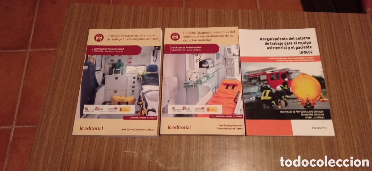 Libros: 7 libros de t&eacute;cnico en transporte sanitario - Foto 2